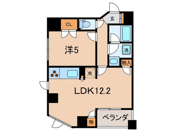 VORT銀座residenceⅡの物件間取画像